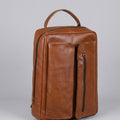 Formal real leather backpack 
