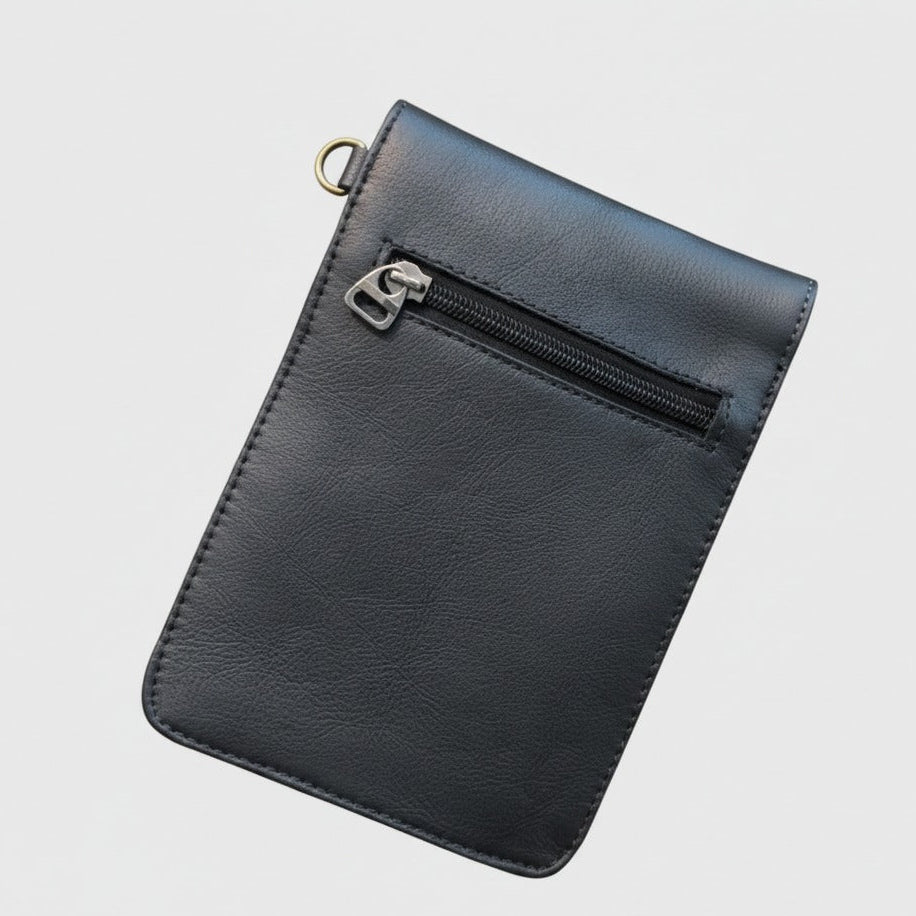 Premium genuine leather texture cross body bag