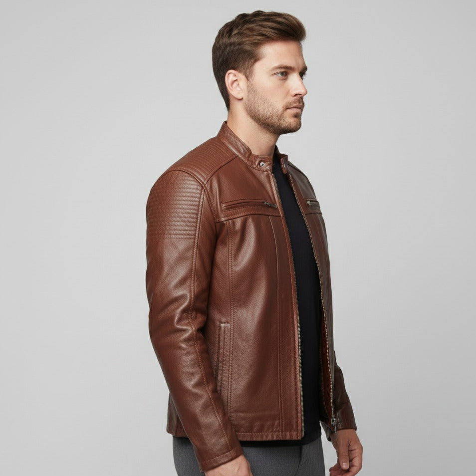 Sheep Leather Jacket – 333 – Terry Brown